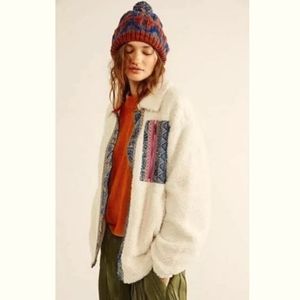 Free People We The Free Sherpa Jacket Ivory